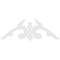 Ekena Millwork Pitch Milton Architectural Grade PVC Gable Pediment, 60"W x 25"H x 1"P (10/12) GPP060X025X100MIL - alternate 4